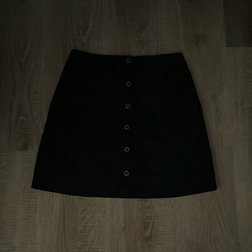 hollister faux suede a-line skirt